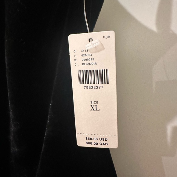 Anthropologie Cowl Neck Velvet Top Size XL NWT - Picture 5 of 6